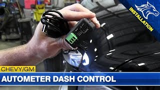 Autometer Dash Control Install 200752014 GM 66L Duramax [upl. by Xxam]