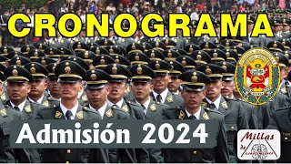 CRONOGRAMA PNP 👮‍♂️ Admisión EESTP  Promoción 2024 [upl. by Niattirb]