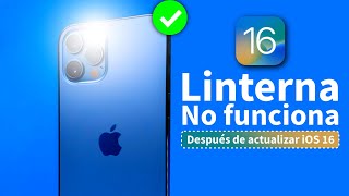 Linterna iPhone NO FUNCIONA Después de actualizar iOS 1817 [upl. by Karly254]