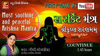 Shri Krishna Sharanam Mamah Dhun  Non Stop Krishna Mantra Dhun  Nidhi Dholkiya  RDC Gujarati [upl. by Clower]