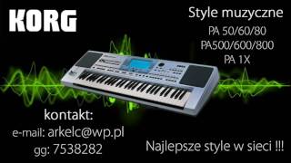 Suknie kolorowe 2016 KORG PA 50 [upl. by Zebe]