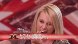 THE X FACTOR 2008  Holly Gervis Cave Mouth [upl. by Ahsiadal960]