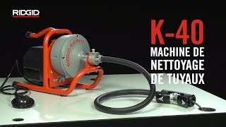 RIDGID Déboucheur de lavabo K40 [upl. by Peednas]