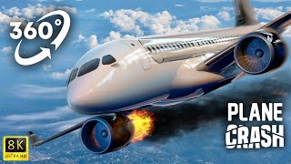 VR Plane Crash Experience in Virtual Reality 360 video [upl. by Enimaj]