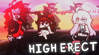 FLP High Erect But its Hoshino Vs Mommy Mearest ft Bunny GF FNF x Blue Archive  ブルアカ [upl. by Ydaf]