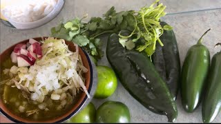 Pozole Verde de Pollo [upl. by Gnilyarg99]