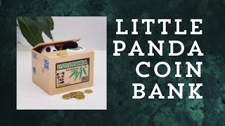 🐼 Lets Play Coin Bank Little Panda ASMR shortslive shortsfeed asmrsounds [upl. by Neenahs]