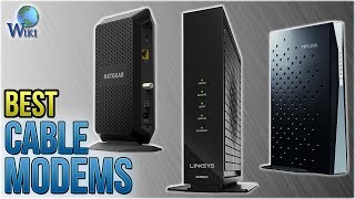 10 Best Cable Modems 2018 [upl. by Aihsekat]