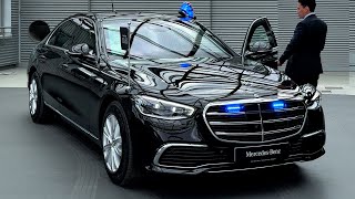 2024 Mercedes S Class GUARD  V12 Armored S680 Full Review Interior Exterior Security [upl. by Nitsirk703]