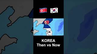 Korea 🇰🇷 🇰🇵 Then vs Now countryballs edit [upl. by Lusty]