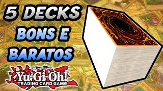 5 Decks bons e baratos para iniciantes YuGiOh yugioh [upl. by Arissa653]