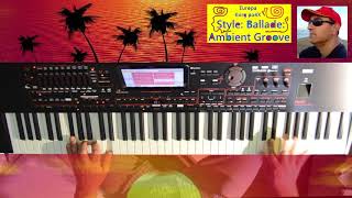 EUROPA CSANTANA on Keyboard Korg pa4X by ALDO PIANCONE [upl. by Eldwen]