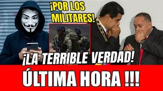 🔴✅ANONYMOUS REVELA LA TERRIBLE VERDAD DE NICOLÁS MADURO Y DIOSDADO x LOS MILITARES DE ESTADOS UNIDOS [upl. by Adnale]