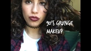 90s Grunge Makeup [upl. by Oijimer313]