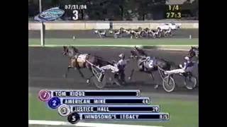 2004 Meadowlands TOM RIDGE Hambletonian Elimination [upl. by Imac160]