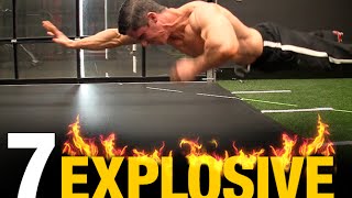 7 Most Explosive Home Exercises BODYWEIGHT [upl. by Adnih631]