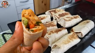 BURRITOS DE POLLO para hacer en casa [upl. by Lello]