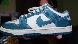 Dunk Low Industrial Blue From DHGate  Review  On Foot [upl. by Otis267]