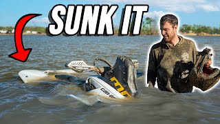 I Sunk My New Fourwheeler  2023 CanAm Renegade [upl. by Sira]