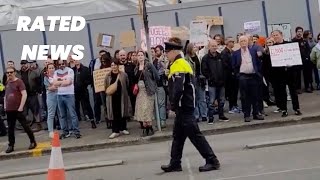 Dundalk Sees Clashes Between Anti and ProImmigration Protesters [upl. by Avehs]