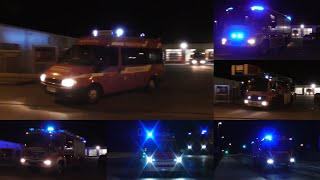 Ankommende FFler Ausrücken Feuerwehr Rosslau mit Löschzug  ELW1 amp LF20 BF Dessau  Wohnungsbrand [upl. by Dnesnwot658]