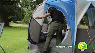 Coleman Cortes Octagon 8 Family MultiSided Tent  Blue  irewardshopcom [upl. by Enybor73]