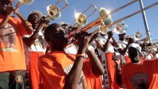 FAMU MARCHING 100 Trombones playing PSoup HOMECOMING 2K10 [upl. by Nitsrek]