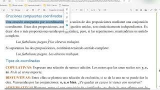 Oraciones compuestas distinguir entre yuxtapuestas coordinadas y subordinadas 2024 [upl. by Tiedeman]