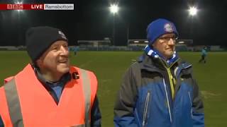 Ramsbottom United vs AFC Fylde on BBC North West Tonight Evening News 05022019 [upl. by Gaye]