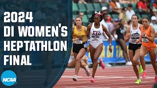 Every event from the 2024 NCAA DI womens heptathlon final [upl. by Sacul]