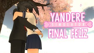 COMO GANAR Y ABRAZAR A SENPAI FINAL FELIZ  YANDERE SIMULATOR [upl. by Audwin]