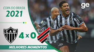 ATLÉTICOMG 4 X 0 ATHLETICOPR  MELHORES MOMENTOS  FINAL COPA DO BRASIL 2021 geglobo [upl. by Gillie]