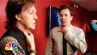 Jimmy Fallon and Paul McCartney Switch Accents Late Night with Jimmy Fallon [upl. by Iew692]