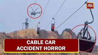 Deoghar 3 Dead Many Hurt In Tragic Cable Car Accident  Rescue Operation Over [upl. by Whitcher]