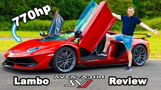 Lamborghini Aventador SVJ review  060mph 14mile amp brake test [upl. by Eustashe]