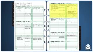 Closer Look DayTimer® 2PagePerWeek Planner Format [upl. by Phillipe]