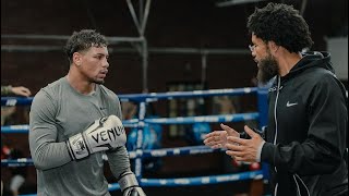 Bill Haney TRAINING Jamaine Ortiz for Teofimo Lopez Fight Technique tips [upl. by Niatsirt]