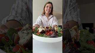 Salade met vijg en geitenkaas uit de oven 💜🥗 recept libellelekker gezonderecepten salades [upl. by Bruce]