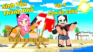 REDHOOD THỬ THÁCH SINH TỒN THÀNH PHỐ PIRATE TRONG MINECRAFT TẬP 4MỀU KIẾM TIỀN MUA ĐỒ CẶP VỚI HOOD [upl. by Yobybab]