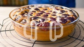 Cherry Clafoutis Recipe [upl. by Gnohc]