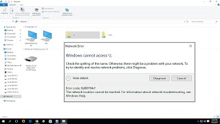 How to Fix Network Error Windows Cannot Access In Windows 10817 [upl. by Mcmaster]