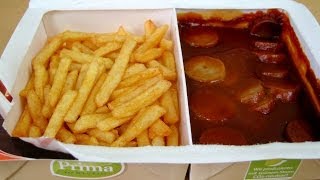 Frozen Fast Food Prima Menü  Currywurst mit Pommes [upl. by Nonnerb639]