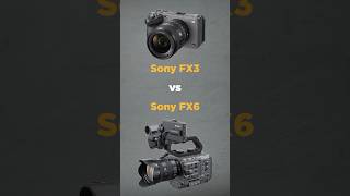 Sony FX3 vs FX6 [upl. by Aicitan]