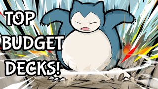 TOP 5 POKEMON BUDGET DECKS UNDER 35 [upl. by Aenehs]