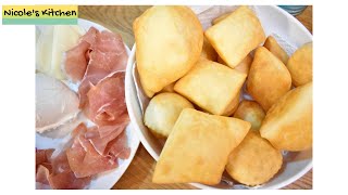 Ricetta Gnocco fritto  Cena a base di gnocco fritto😋 31 [upl. by Ahola]