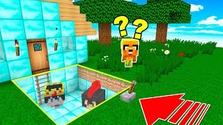 ME ESCONDO EN LA CIUDAD SECRETA DE DIAMANTITO 💎😂 ESCONDITE CON LOS COMPAS EN MINECRAFT [upl. by Oilcareh]