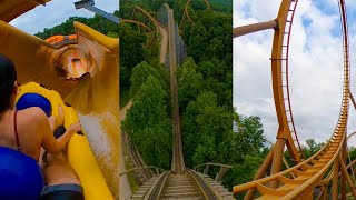 Every Roller Coaster amp Water Coaster at Holiday World Full Onride POV [upl. by Favata]