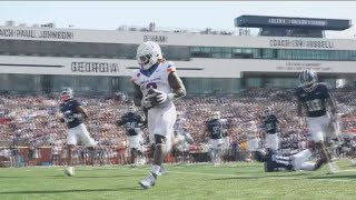 Oregon head coach Dan Lanning praises Boise State RB Ashton Jeanty [upl. by Ferrick]