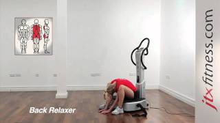 Vibration Plate Stretches  How To Do A Back Relaxer On A Vibration Plate [upl. by Gualterio]