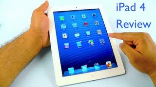 iPad 4 Review with WiFi  Cellular and Retina Display [upl. by Sonitnatsnok125]